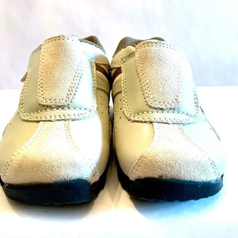 BEIGE WITH BROWN STRIPE VELCRO CLOSURE LB S-6